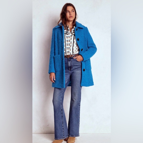 Boden Carlisle Textured Coat
Cobalt Blue Size US-6 UK-10 NWT - Picture 3 of 8